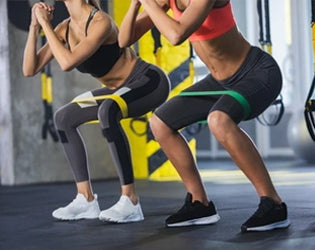 7 Types of Squats with Bands