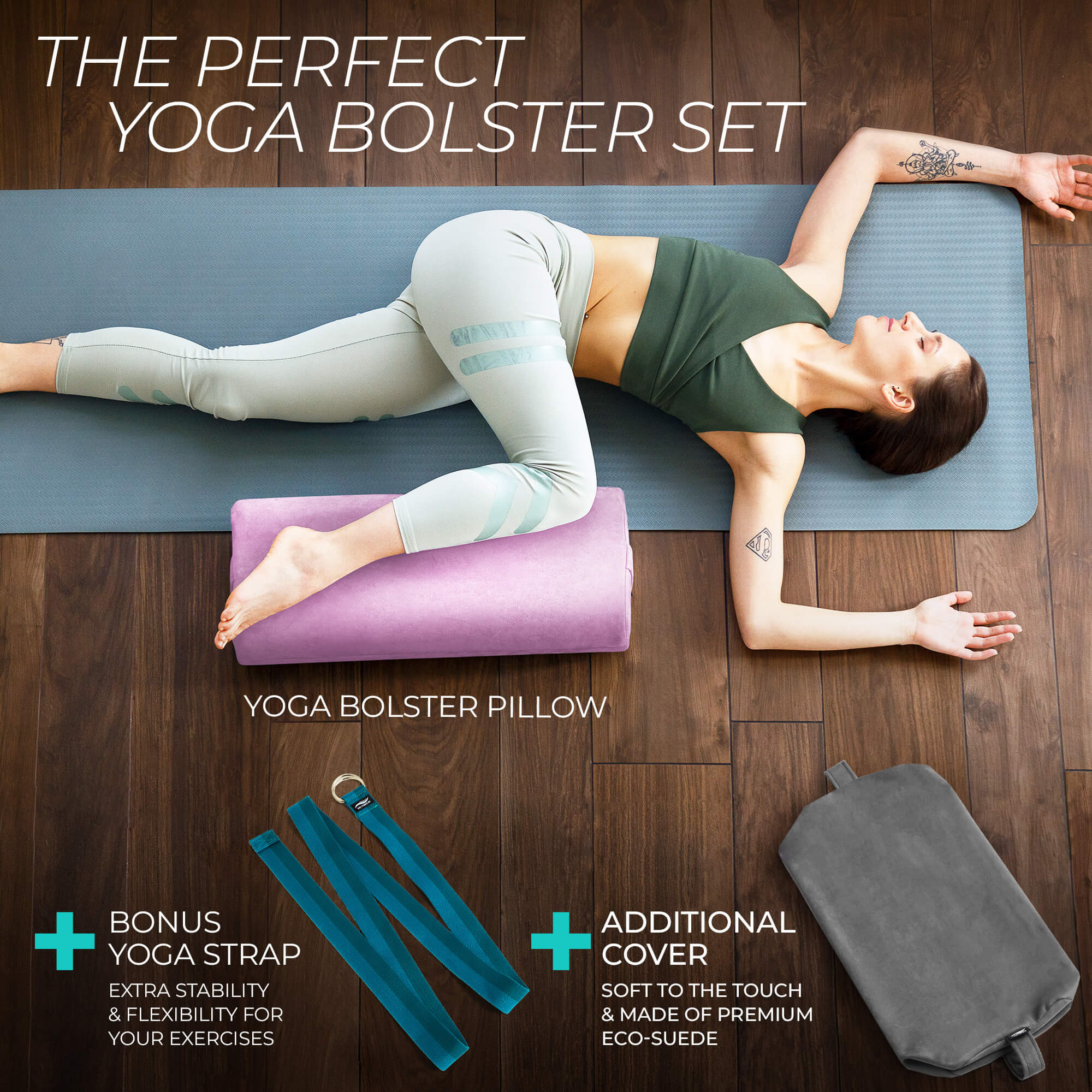  Simian Yoga Bolster Pillow Premium Meditation Bolsters  Supportive Rectangular Cushion with Skin-Friendly Velvet Cover Washable,  Support Cushions Bolster Pillows for Restorative Yoga,Yin Yoga… : Sports &  Outdoors