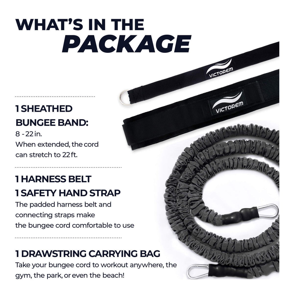 bungee workout equipment package